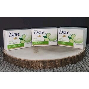 3 Bars of Dove Cucumber and Green Tea Beauty Bar Soap 3.75 Oz Each